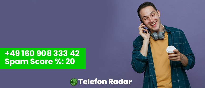 ✅ Telefonnummer +49 016090833342 - Telefon Radar