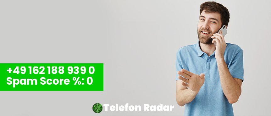 ✅ Telefonnummer +49 01621889390 - Telefon Radar