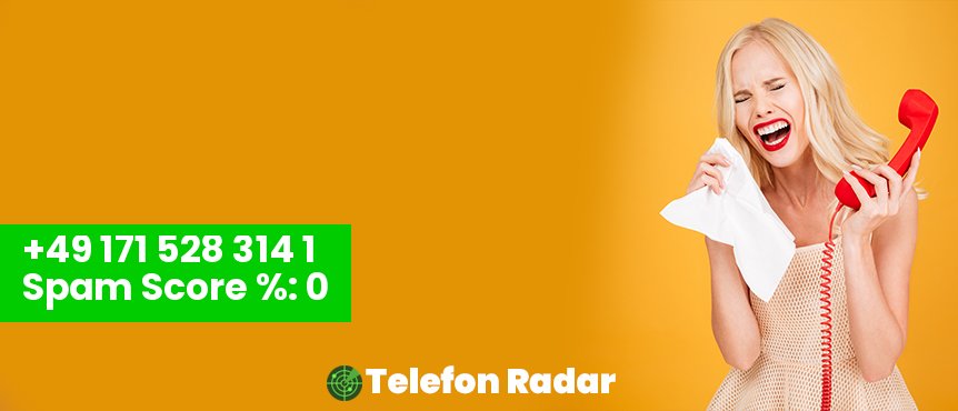 ✅ Telefonnummer +49 01715283141 - Telefon Radar