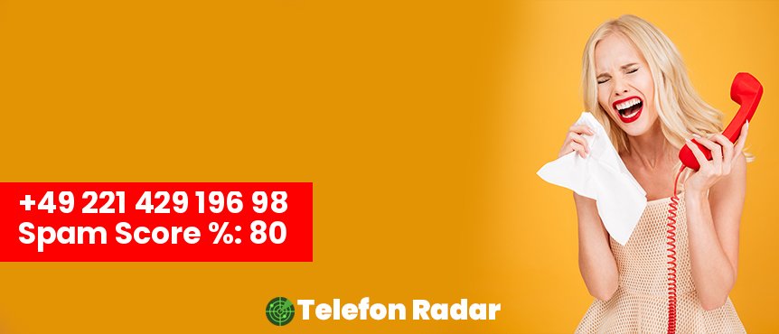 🚨 Telefonnummer +49 022142919698 - Telefon Radar
