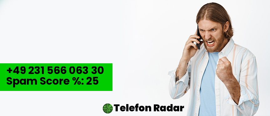 ✅ Telefonnummer +49 023156606330 - Telefon Radar