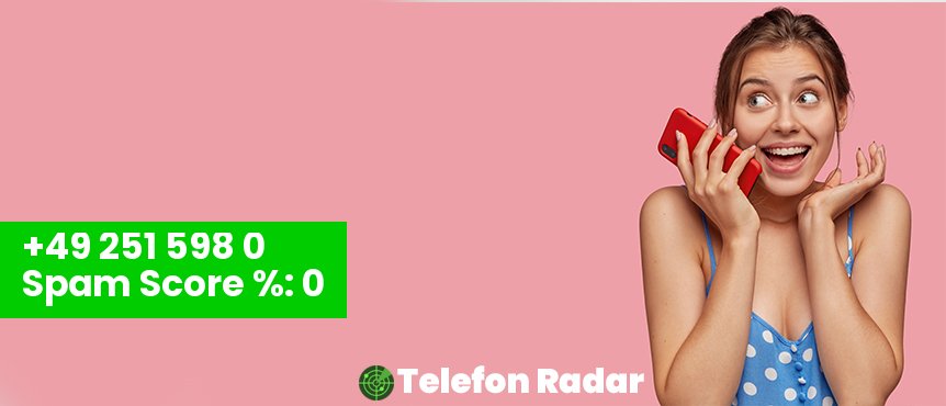 ✅ Telefonnummer +49 02515980 - Telefon Radar