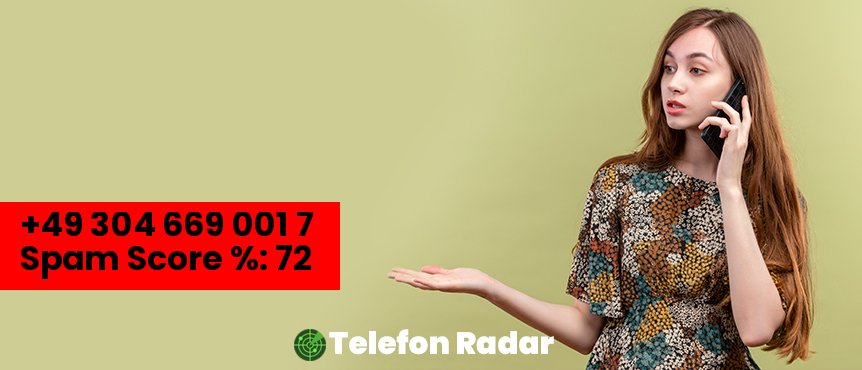 🚨 Telefonnummer +49 03046690017 - Telefon Radar
