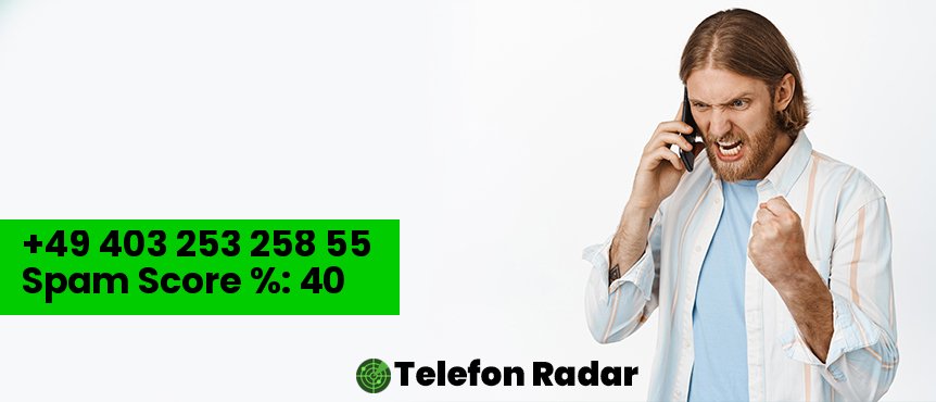 ✅ Telefonnummer +49 040325325855 - Telefon Radar