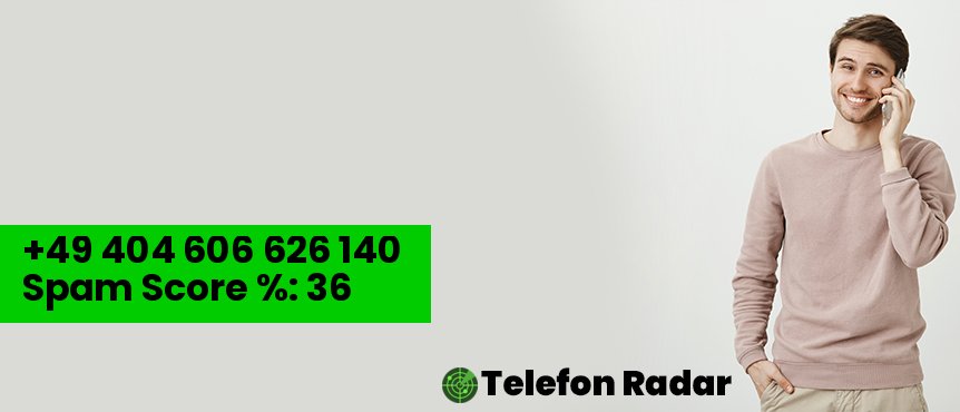 ✅ Telefonnummer +49 0404606626140 - Telefon Radar