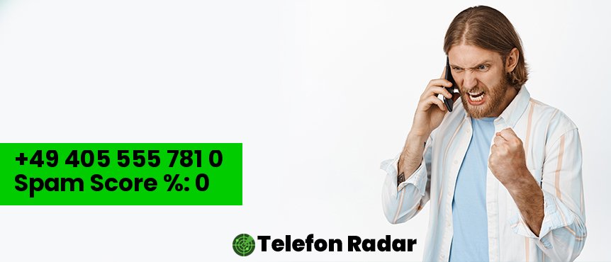 ✅ Telefonnummer +49 04055557810 - Telefon Radar