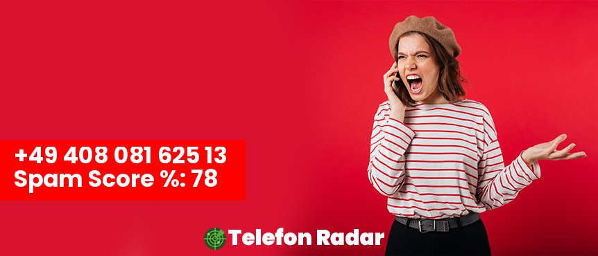 🚨 Telefonnummer +49 040808162513 - Telefon Radar
