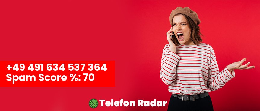 🚨 Telefonnummer +49 0491634537364 - Telefon Radar