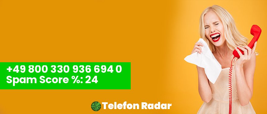 ✅ Telefonnummer +49 08003309366940 - Telefon Radar