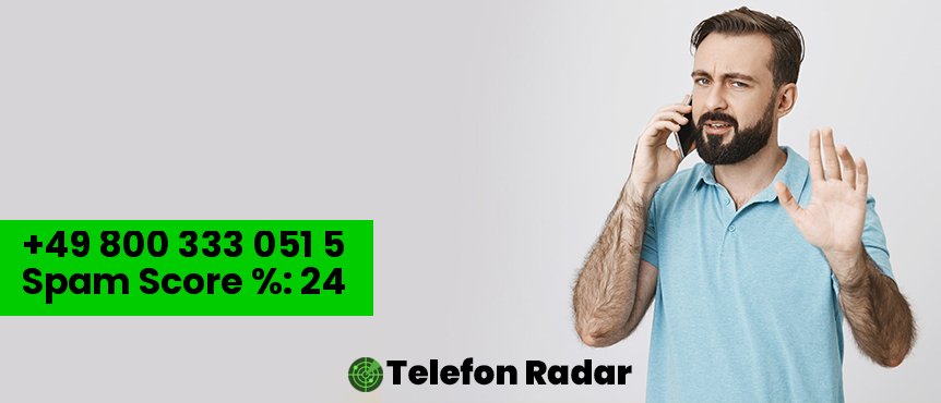 ✅ Telefonnummer +49 08003330515 - Telefon Radar
