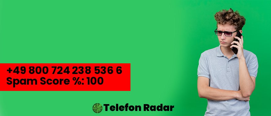 🚨 Telefonnummer +49 08007242385366 - Telefon Radar