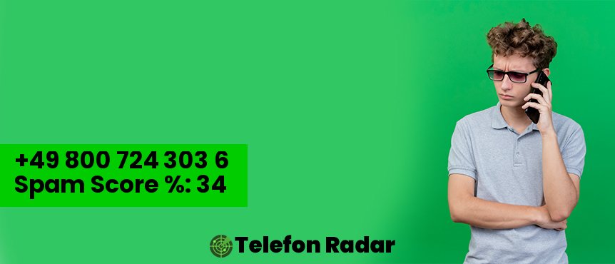 ✅ Telefonnummer +49 08007243036 - Telefon Radar
