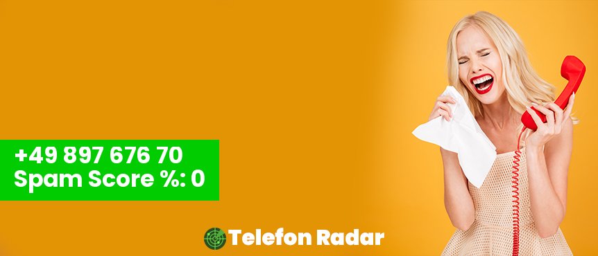 ✅ Telefonnummer +49 089767670 - Telefon Radar