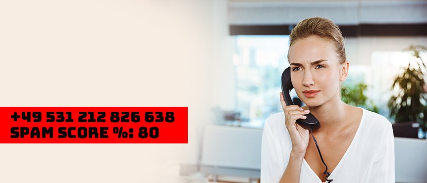 🚨 Telefonnummer +49 0531212826638 - Telefon Radar
