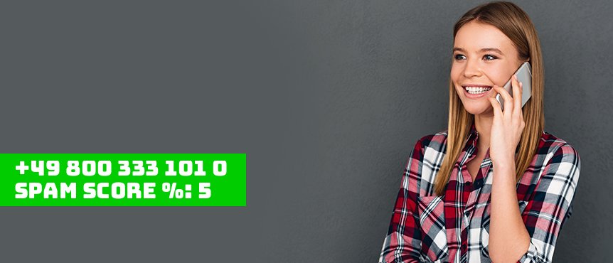 ✅ Telefonnummer +49 08003331010 - Telefon Radar